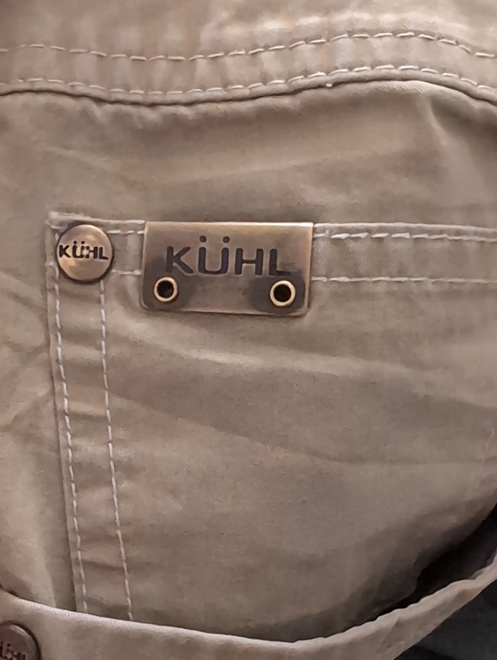 Kuhl Men's Revolvrs Pant Lightweight Light Khaki Size 34x30 Outdoor Workwear - Picture 11 of 15